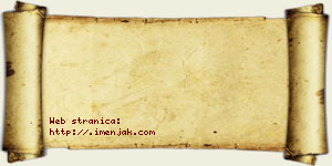 Isidor Ćatić vizit kartica